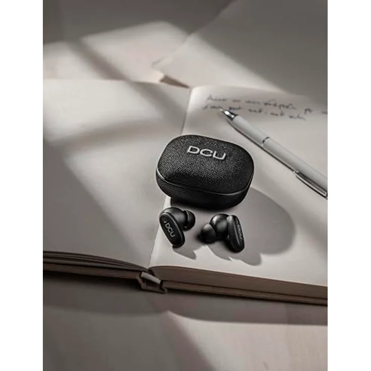 DCU Tecnologic DCU 34152090, Kabellose Kopfhörer mit Active Noise Cancelling (ANC) und 20 Stunden Akkulaufzeit, Schwarz – Bild 5