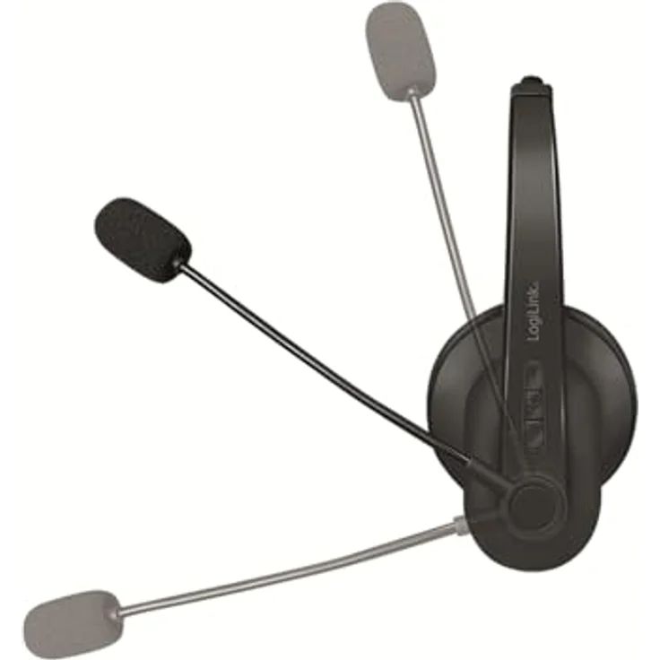 LogiLink Bluetooth 5.0 Headset, stereo, Schwarz – Bild 3