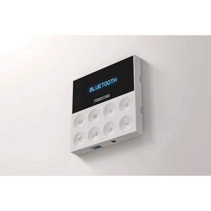 FONESTAR Mikro-Musikanlage KS-WALL-4, All-in-One-Sound-Kit mit 4 Deckenlautsprechern, Bluetooth, USB, FM-Tuner, Farbe Weiß – Bild 5