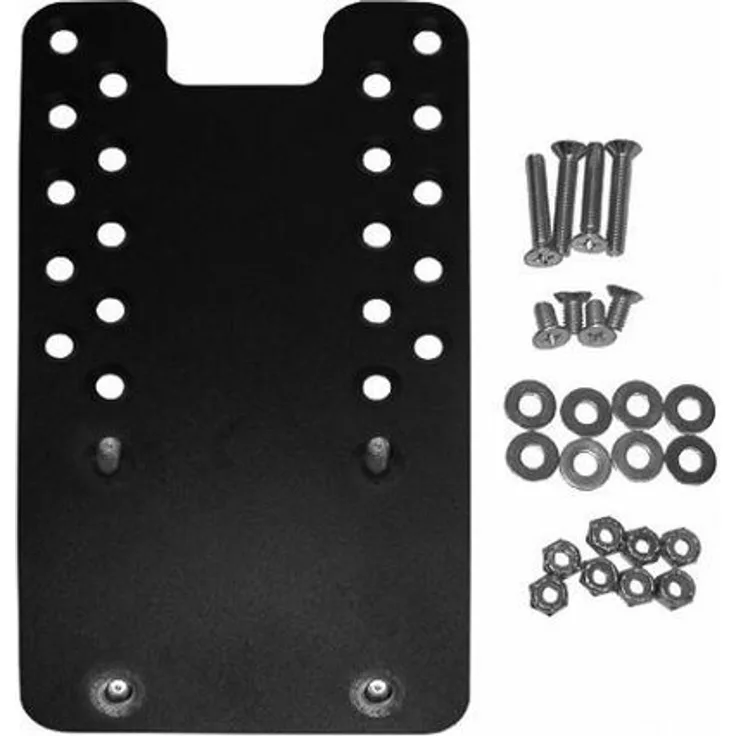 Gamber-Johnson 7160-1015 Montage-Kit, Schwarz, VESA-Halterung 75 x 75 mm, korrosionsbeständig, für Fahrzeuganwendungen