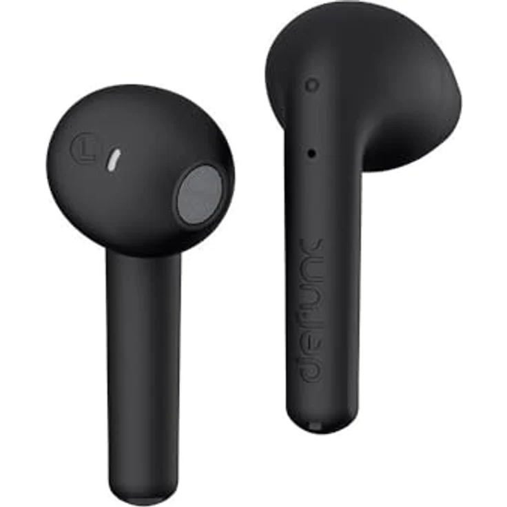 Defunc True Lite Earbuds, Wireless In-Ear Kopfhörer mit ANC und 20 Stunden Akkulaufzeit, Schwarz – Bild 2