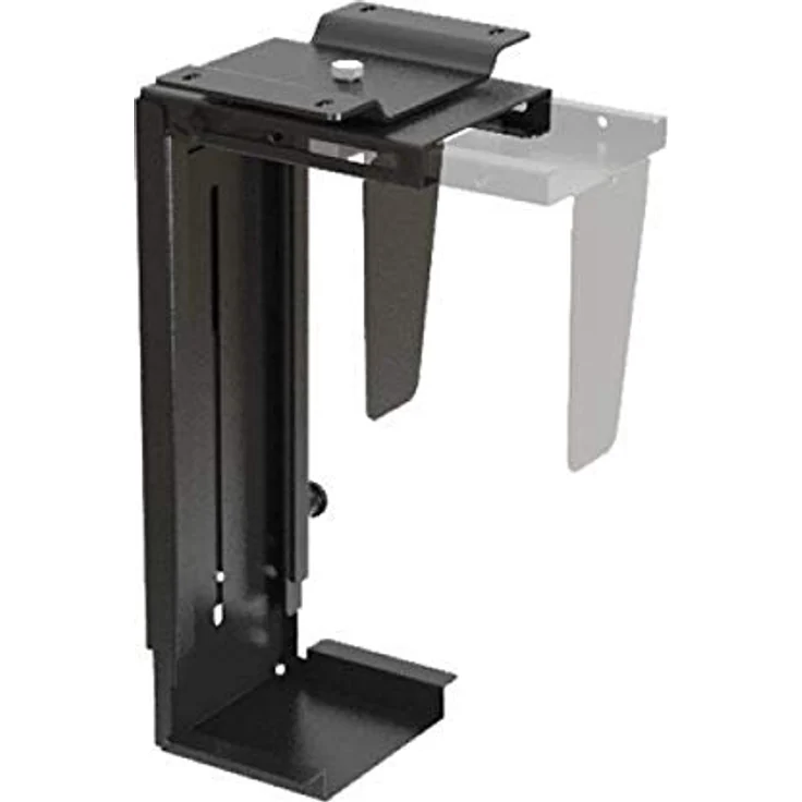 TECHLY 102819 PC-Halterung unter Tisch/Wand einstellbar Schwarz – Bild 4