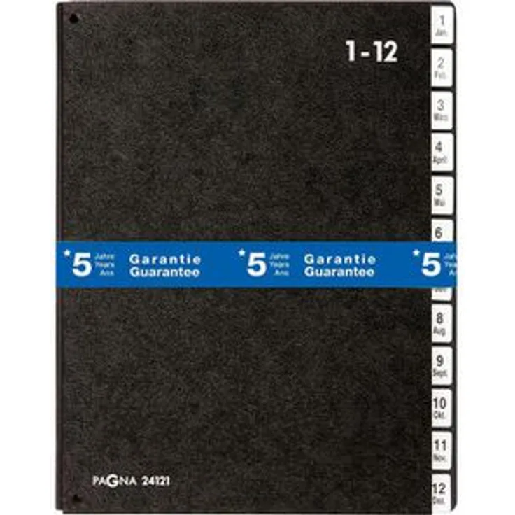 Pagna 24121 Pultordner 1-12 und Jan-Dez 12 Fächer