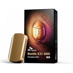 Bild für SK hynix Beetle X31 1TB Portable SSD mit DRAM bis zu 1050 MB/s USB 3.2 Gen2 Externe Solid State Drive kompatibel mit Windows PC/Mac/Tablet/Android Smartphone/Spielkonsolen