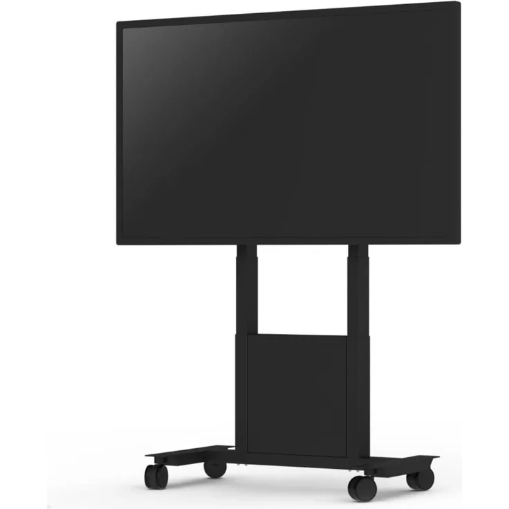 SMS Func Mobile Motorized TV Ständer, Schwarz, motorische Höhenverstellung, geeignet für große Displays