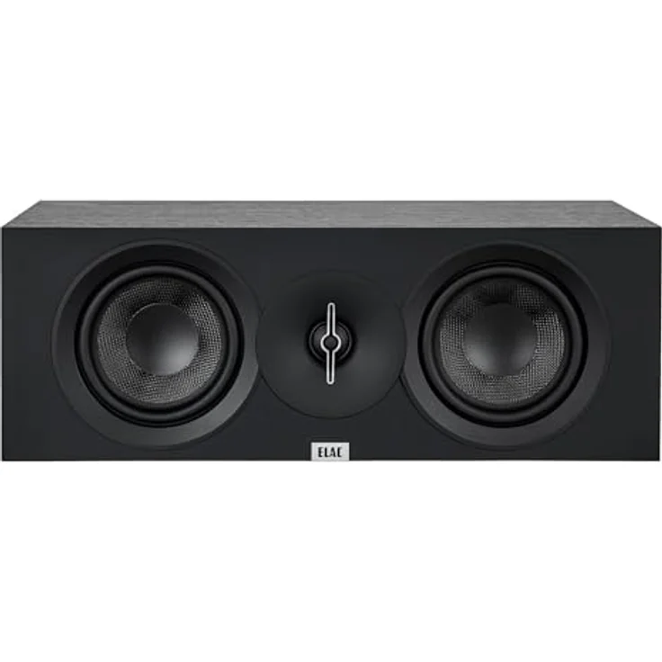 ELAC Debut C6.3, Center-Lautsprecher für 5.1 Surround-Systeme, passive Ausführung mit druckvollen Bässen und elegantem MDF-Gehäuse – Bild 1