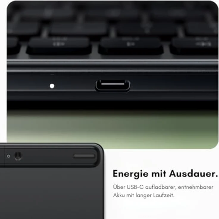 Satechi Slim EX3 Bluetooth Tastatur, kabellose QWERTZ-Tastatur mit integrierten Ziffernblock und 4-in-1-Konnektivität – Bild 4