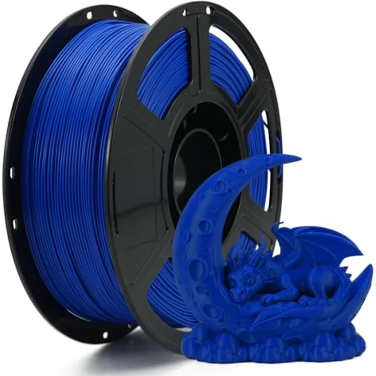 FLASHFORGE High Speed PLA+ 3D-Druckerfilament Blau, Verbesserter Schmelzfluss, elegantes mattes Finish, satte und kräftige Farben – Bild 1