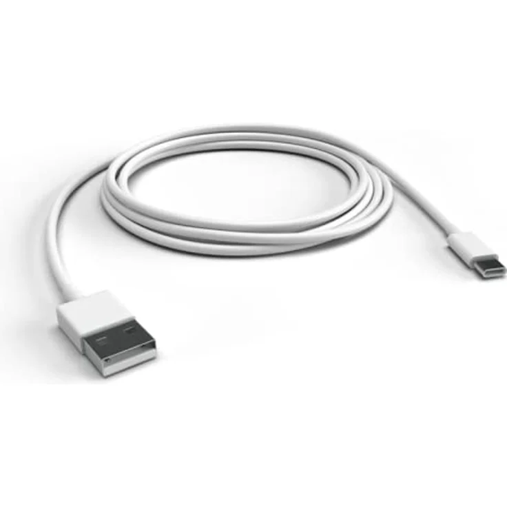 Justcom USB-C Ladekabel für Samsung Galaxy A22 5G, 50 cm, Schnellladen bis 3 A, Weiß – Bild 2