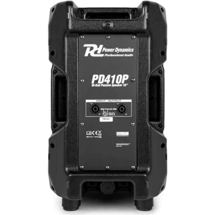 Power Dynamics PD410P, 10" passiver 2-Wege-Lautsprecher mit 800W Leistung, robustes Design für mobile DJs – Bild 4
