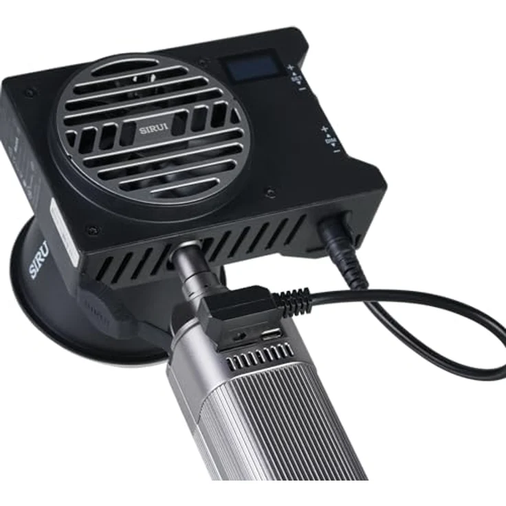 SIRUI C150X Lite, 150W LED-Videoleuchte Profi-Set mit H99 Pro Akku-Griff, 97Wh V-Mount, PD-QuickCharge, Bluetooth-App Steuerung, integrierter Softbox & Schnellwechsel-System – Bild 4