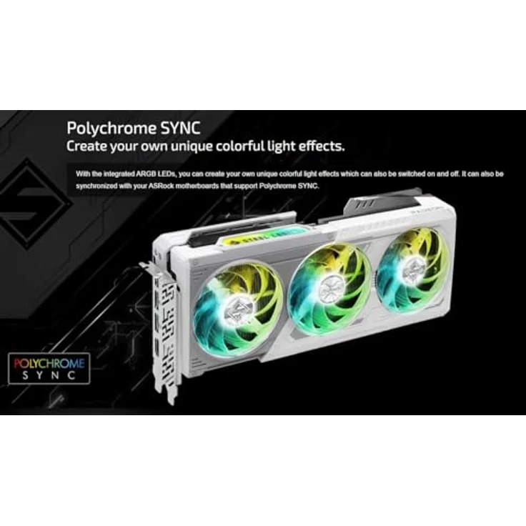 ASRock VGA RX9070XT SL 16G, AMD, 16GB, GDDR6, 256BIT, 2HDMI+2DP (3 Lüfter) – Bild 3