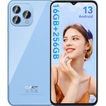 CUBOT P80 – 6,5-Zoll-FHD+-Smartphone, 8 GB und 256 GB, 48-MP-Dreifachkamera, 5200-mAh-Akku, Android 13, OctaCore-Prozessor, Blaue Farbe