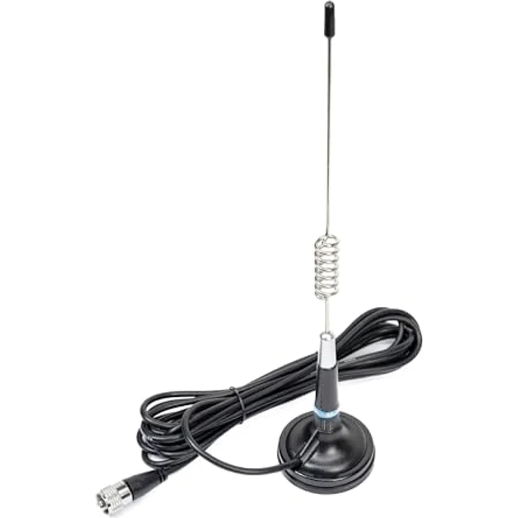 PNI TTi TCB-550 EVO, CB-Radiosender-Kit mit VOX, NB-Filter und mehrfarbigem Bildschirm, 12–24 V, inklusive PNI ML29 CB-Antenne 34 cm – Bild 3