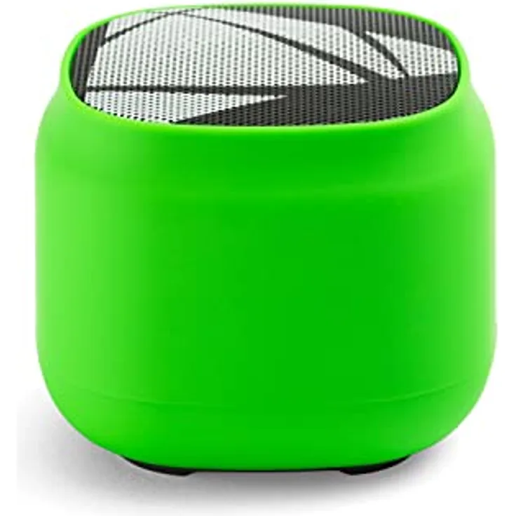 Music Sound | Speaker Mini | Tragbarer Bluetooth 5.0-Lautsprecher - 3 Watt Leistung - Bluetooth-Reichweite 10 Mt. Akkulaufzeit 4h und Ladezeit 2h - Farbe Grün