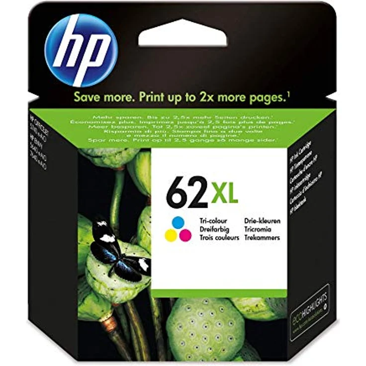HP 62XL Farbe Original Druckerpatrone mit hoher Reichweite für HP OfficeJet 200, 5740, HP ENVY 5540, 5640, 7640 – Bild 2
