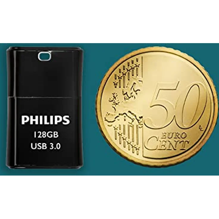 Philips USB Stick 128GB Ultra Small Memory USB 3.0 Flash Drive Pico Edition for PC, Laptop, Computer, Smart TV, Car Audio and More Reads up to 180MB/s – Bild 5