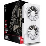 XFX Radeon RX 9060 XT SWIFT OC White, 8 GB GDDR6 Grafikkarte mit Dual Fan Kühlung, 3320 MHz Boost-Takt, 2xDP/1xHDMI