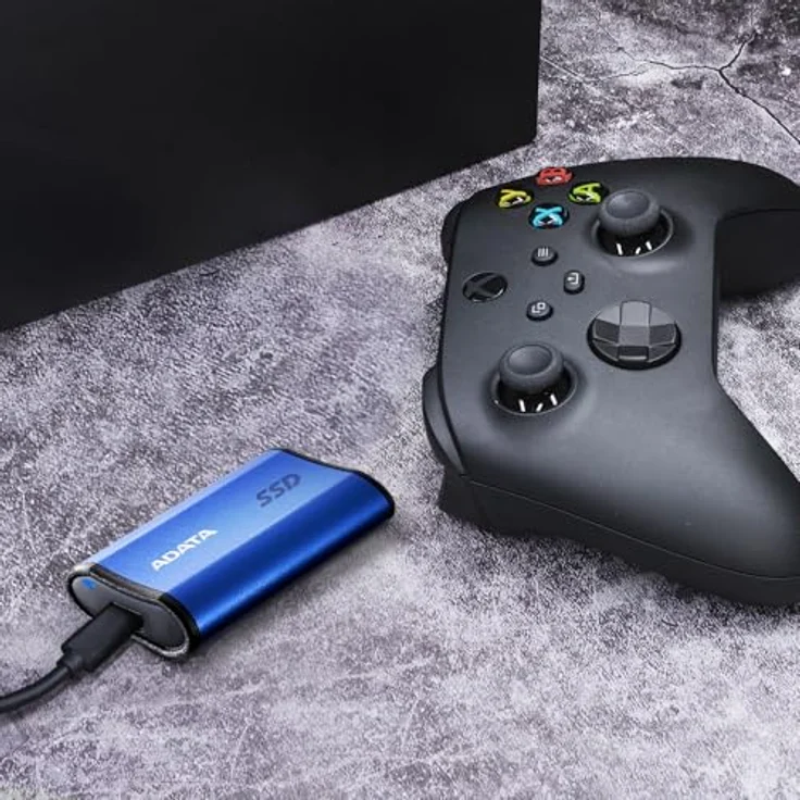 Adata Dysk zewnętrzny SSD SE880 500 GB USB3.2A/C Gen2x2 Niebieski (500 GB), Externe SSD, Blau – Bild 6