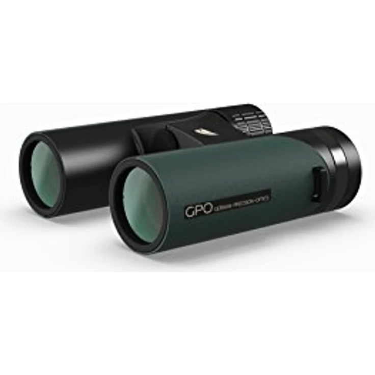 GPO Passion ED 8x 32, Fernglas mit Magnesiumgehäuse, Schwarz/Grün, hohe Randschärfe und 90% Transmission – Bild 1