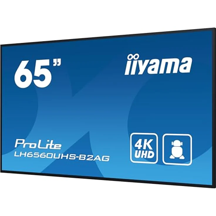iiyama Prolite LH6560UHS-B2AG 64.5" Digital Signage Display 4K UHD HDMI WiFi 24/7 schwarz – Bild 3
