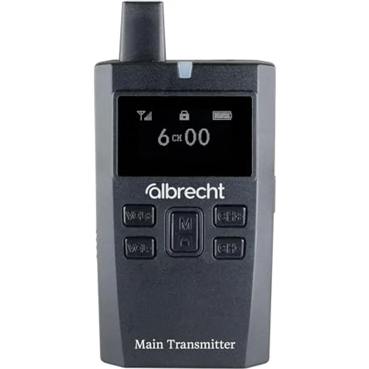 Albrecht 29931.S2 Multicom 2, CB-Handfunkgerät mit Vollduplex-Kommunikation für bis zu 5 Personen, wasserfest, 0.30 km Reichweite – Bild 3