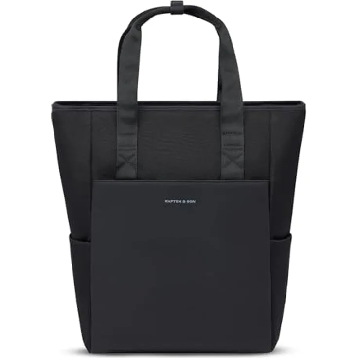 Kapten & Son Lindby Pro Convertible Backpack, Freizeitrucksack mit 20L Volumen, Laptopfach für 15 Zoll, All Black