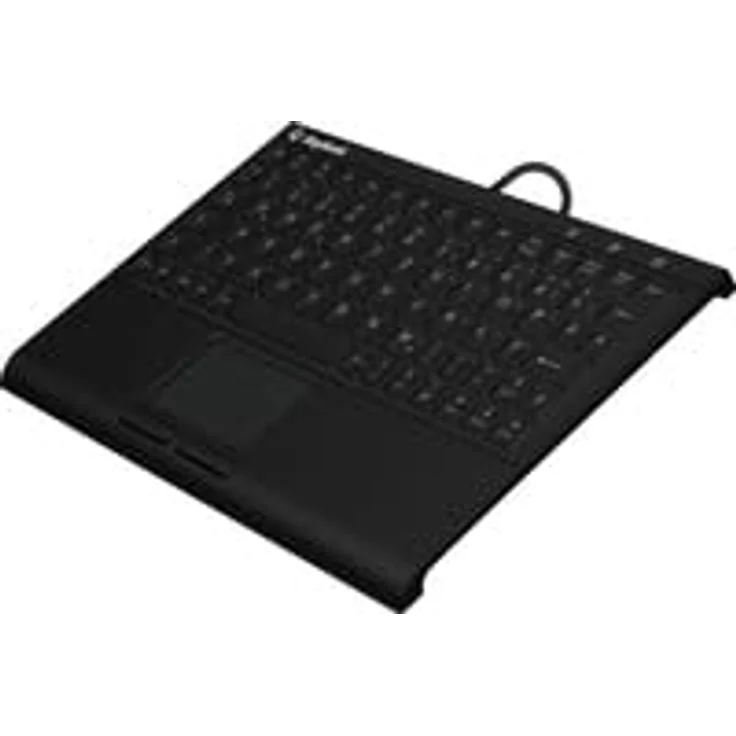 Keysonic KSK-3211ELU (DE) USB Tastatur QWERTZ Deutsch Schwarz mit Hintergrundbeleuchtung und Touchpad – Bild 8