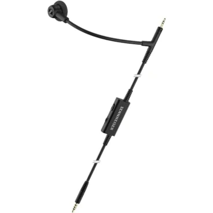 Sennheiser HD 500 BAM, kabelgebundene Kopfhörer mit Mikrofon, Schwarz - Noise Cancelling, 10-mm-Kondensatormikrofon, integrierte Fernbedienung – Bild 4