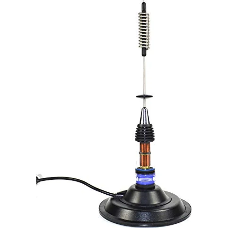 PNI CB-Funkpaket Escort HP 9001 PRO ASQ einstellbar, AM-FM, 12 V, 4 W + CB-Antenne ML70 26-30 MHz, 200 W, 70 cm, Magnet 145 mm enthalten – Bild 2