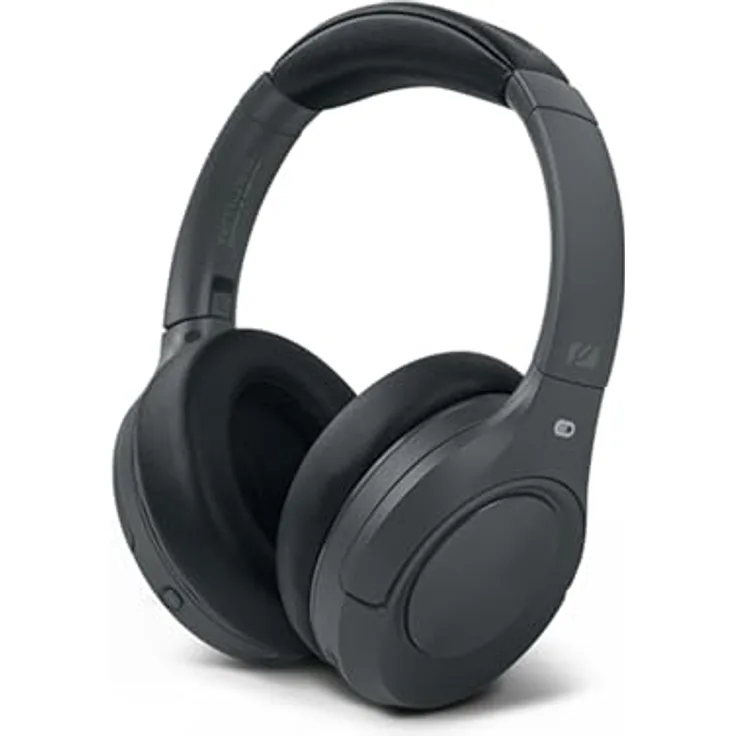 MUSE M-295 ANC Bluetooth-Stereo-Headset, Over-Ear mit 35 dB Active Noise Cancelling, 40 Stunden Spielzeit, doppeltem Mikrofon und Tragetasche