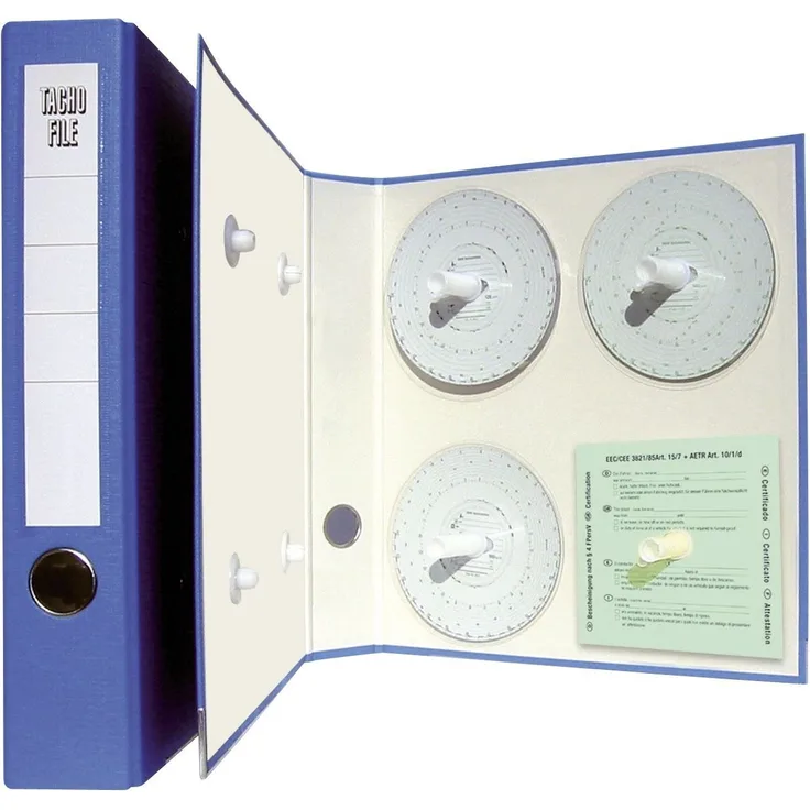 RNK Verlag Aktenordner 3106 Archivordner für Diagrammscheiben, Knackverschlüsse, 300 Diagrammscheiben pro Aufsteckdorn, 297 x 318 x 56 cm