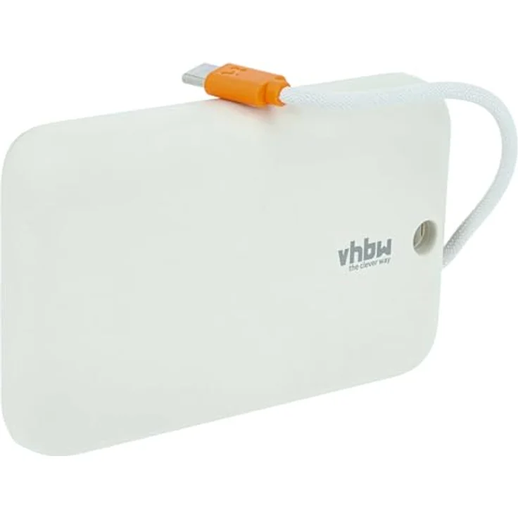 vhbw Powerbank 10000 mAh, Magnetisch Wireless, USB-C, 22,5 W, Beige, für schnelles Aufladen unterwegs – Bild 1