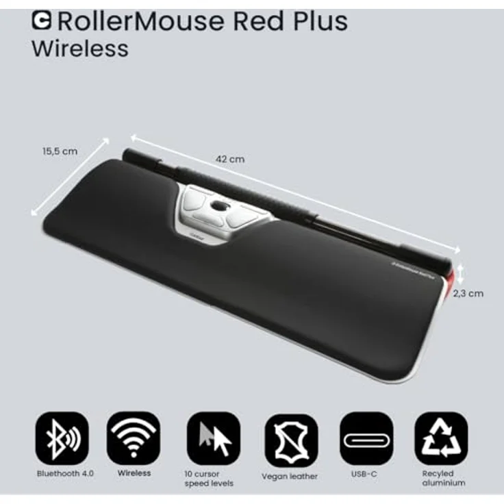 Contour RollerMouse Red Plus + Balance Keyboard PN, Wireless – Bild 3