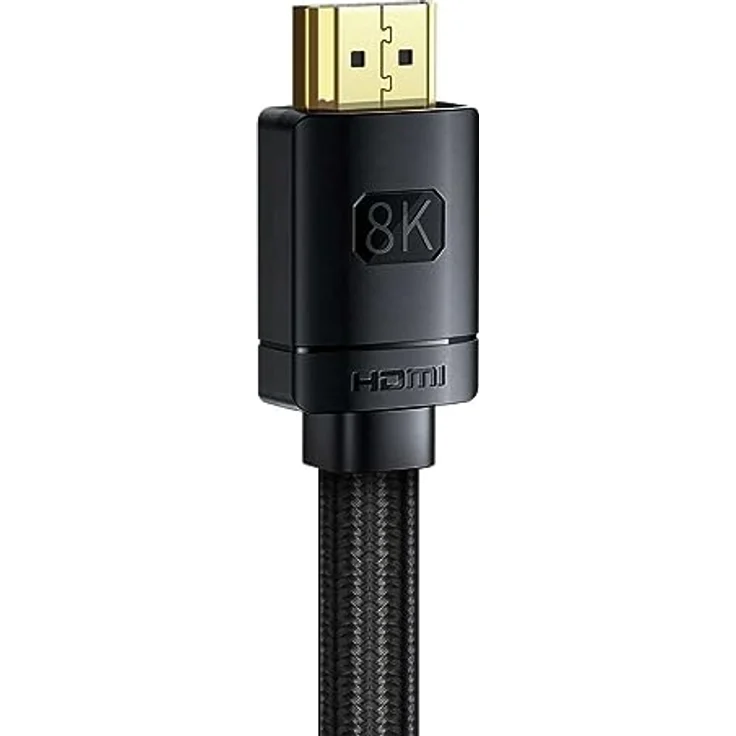Baseus Premium 8K HDMI Kabel, 3D, High Definition Series, 2m, schwarz, unterstützt 8K @ 60 Hz, dynamisches HDR, HDMI 2.1 – Bild 5