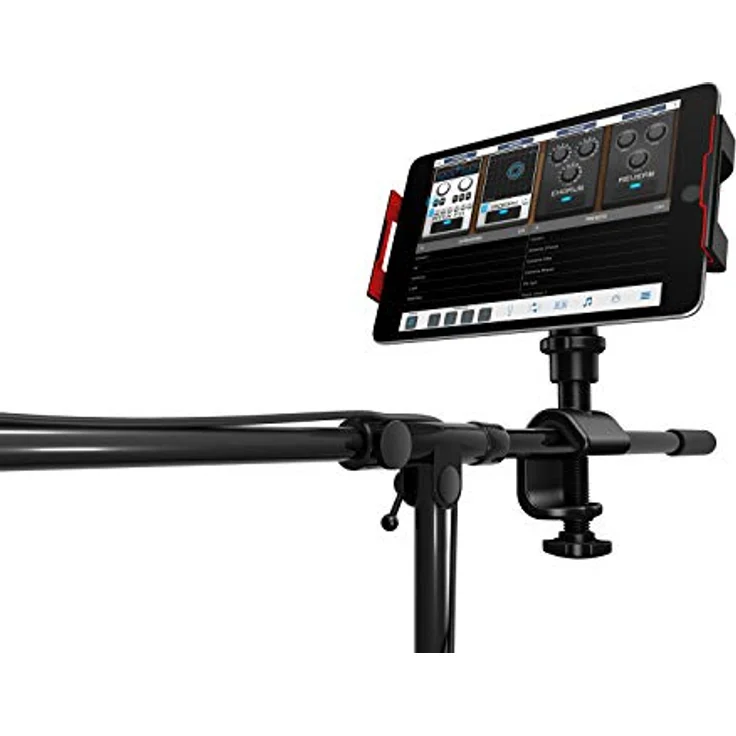 IK Multimedia iKlip 3 - Universalständer auf Mikrofonständer für Tablets von 7''bis 12,9'' mit oder ohne Schutz, Zubehör für Mikrofonständer, Befestigungsständer für iPad – Bild 6