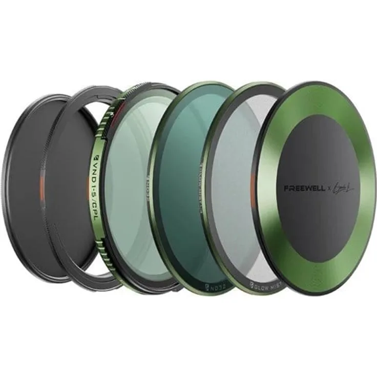 Freewell Variable ND/CPL Filter Kit Brandon Li, 82mm modulare Filtration mit 1-10 Blendenstufen und Glüh-Mist Filter