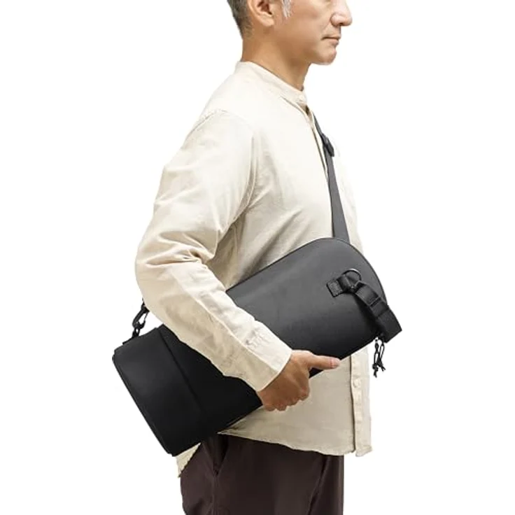 Sony LCS-LTL Objektiv-Tasche, gepolstert, kompakt, große Tragetasche für Super-Tele-Objektive, mit Trageband – Bild 1