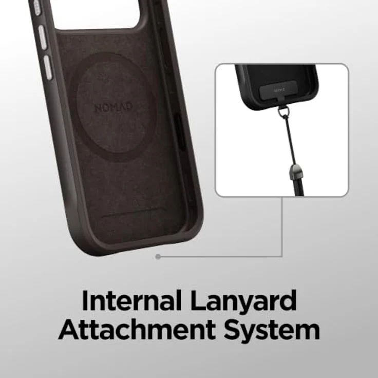 Nomad Rugged Case - arroyo - Handyhülle für iPhone 17 Pro/18 Pro mit robustem Polycarbonat-Rahmen, MagSafe-Unterstützung und verstärkten Ecken – Bild 6