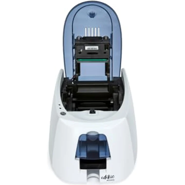 Evolis Edikio ACCESS Guest Solution, einseitiger USB Kartendrucker mit 12 Punkte/mm (300 dpi) und Thermotransfer-Technologie, inkl. Design-Software und 100 Karten – Bild 3