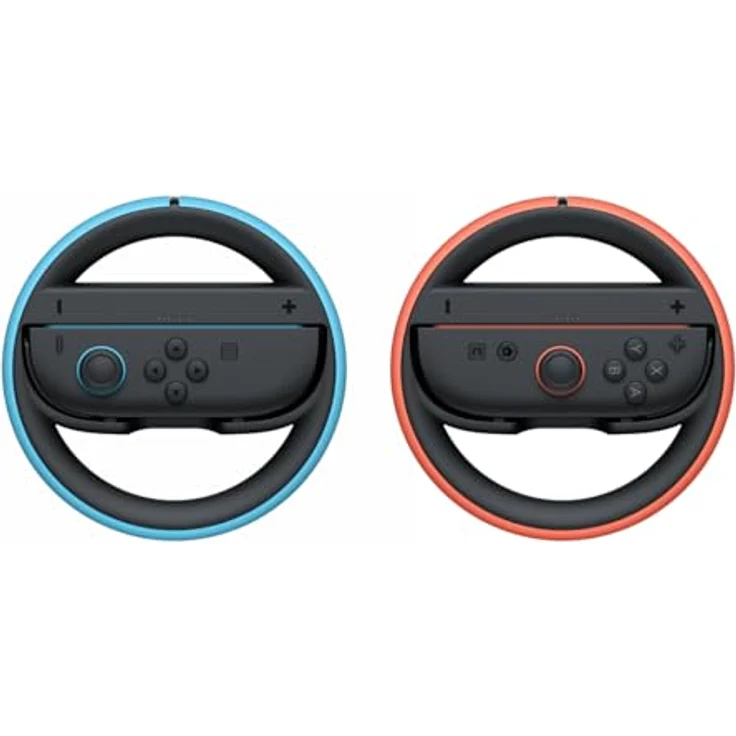 Nintendo Joy-Con 2-Lenkrad Zweierset, Rad-Mod für Nintendo Switch 2, Schwarz, Blau, Rot, Magnetverbindung für sicheren Halt – Bild 5