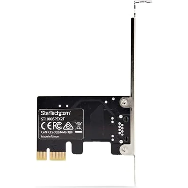 StarTech NIC 1-Port Netzwerkkarte, TAA-konform (PCI-E x1), Gigabit Ethernet 10/100/1000Mbps, Schwarz – Bild 5