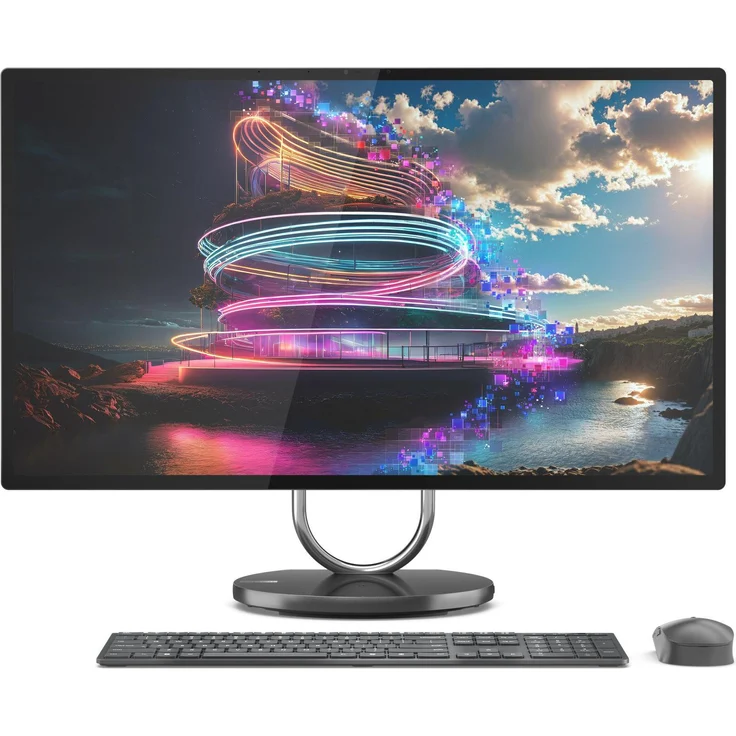 Lenovo Yoga AIO 32ILL10, All-in-One-PC mit Intel Core Ultra 7, 32 GB RAM, 1 TB SSD, 31,5" UHD Display, NVIDIA RTX 4050, Windows 11 Pro, Grau