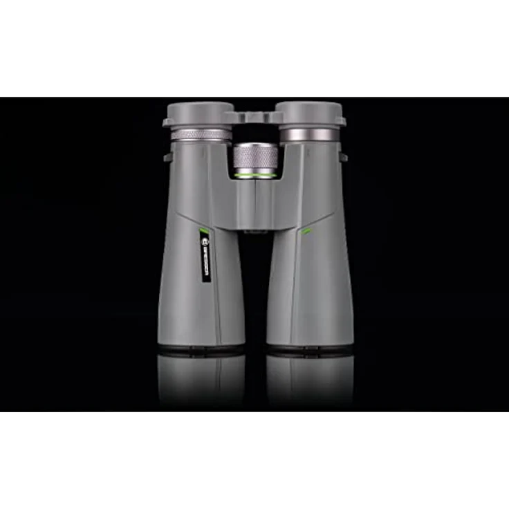 Bresser Fernglas 10x50 Wave, wasserdicht, mit BaK-4-Glas, UR-Vergütung und Brillenträgerokularen, geeignet für den Einsatz in der Dämmerung und Astronomie, 1331050, Grau – Bild 4