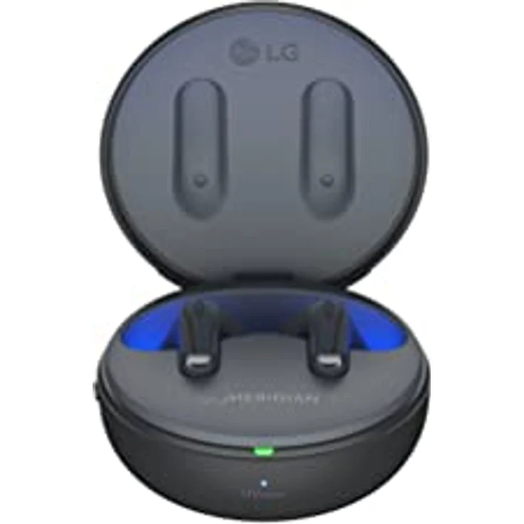 LG Tone Free T90 | True Wireless Bluetooth Kopfhörer | Dolby Atmos | Plug & Wireless | Active Rauschunterdrückung | UVnano | TONE-T90Q.CEUFLBK – Bild 4