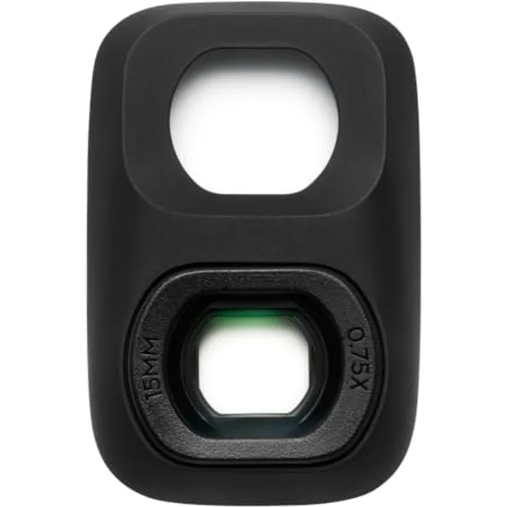 DJI Osmo Pocket 4P Weitwinkelobjektiv, 108° Sichtfeld, Schwarz