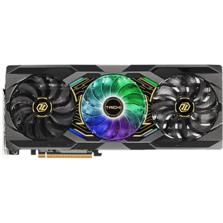 ASRock Radeon RX 9070 XT Taichi OC, AMD, RX9070XT,16GB,GDDR6,256BIT,2HDMI+2DP (3 Lüfter) - ASRock Grafikkarte mit 16GB GDDR6 Speicher und 3 Lüfter in Schwarz – Bild 2