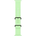 Apple Ocean Band, 49 mm Armband aus Elastomer für Apple Watch, neongrün, One Size, ideal für Wassersport