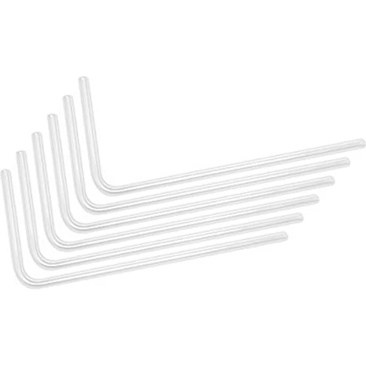 EK Water Blocks EK-Loop Hartrohr 12/10 mm Acryl, gebogen 90 Grad - 80 cm, 6 Stück