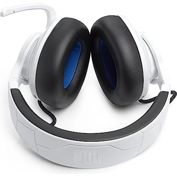 JBL Quantum 910P Over-Ear Gaming Kopfhörer – Für die Playstation und weitere Konsolen – Mit Head-Tracking-Funktion, ANC und 39 Stunden Akkulaufzeit – Weiß – Bild 2
